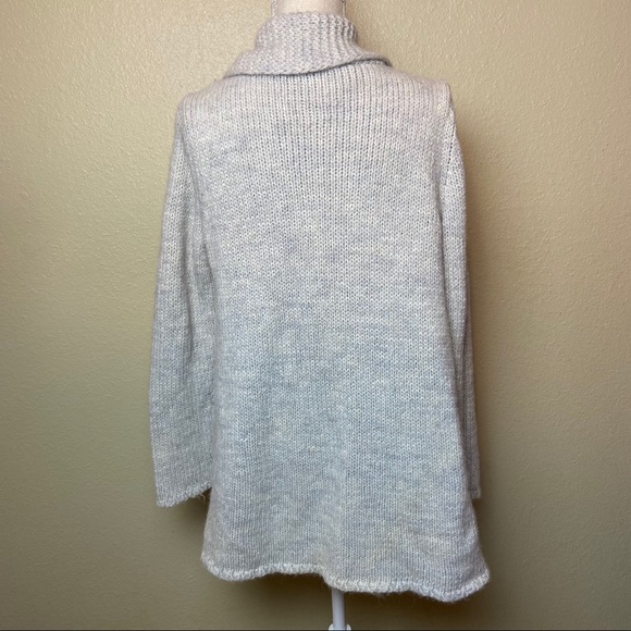 J. Jill Gray Alpaca Blend Open Front Cardigan S - Picture 4 of 10